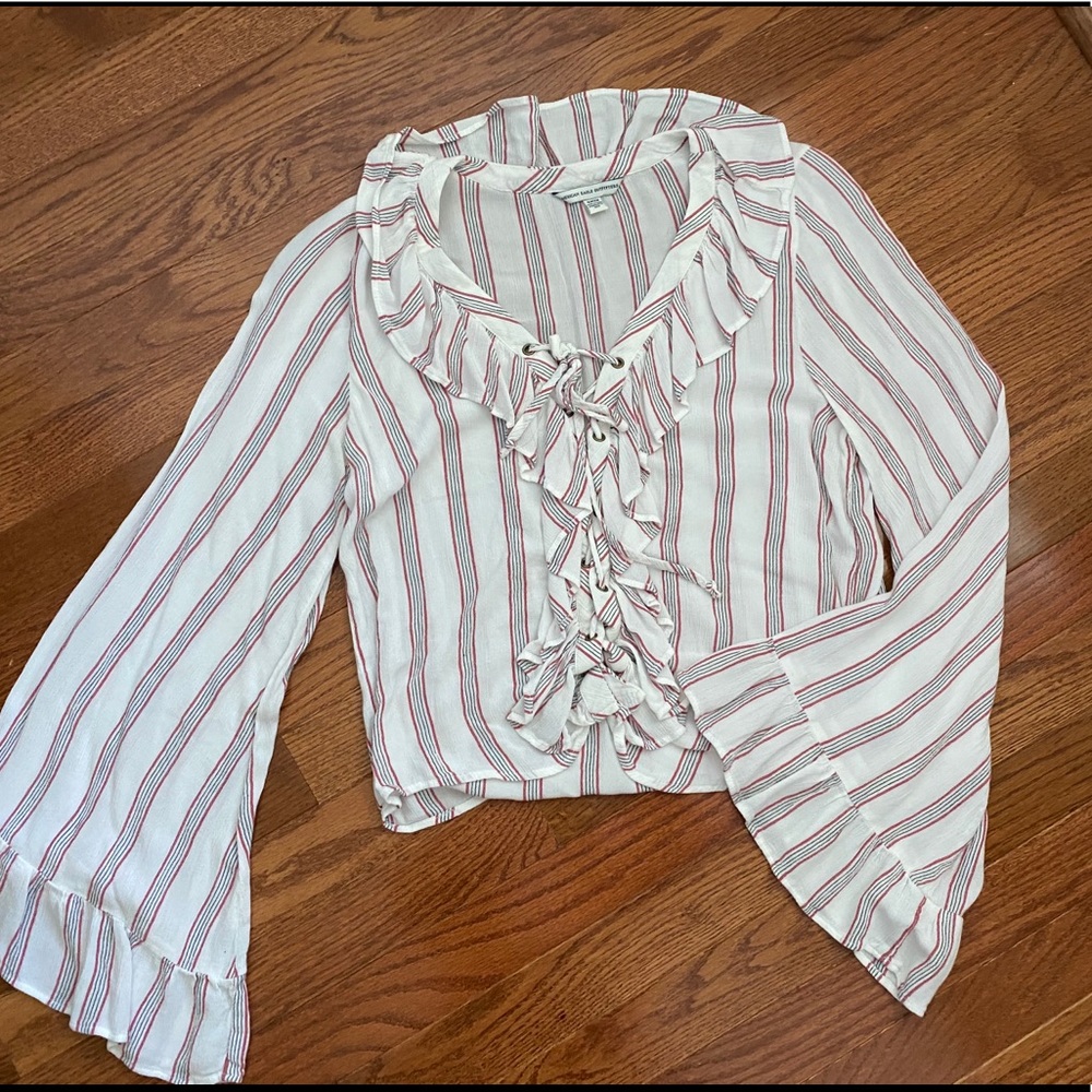 American eagle long sleeve blouse